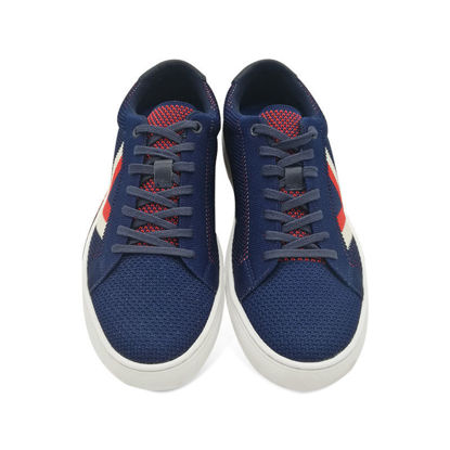 Mens Casual Sport 3D-Knitting Shoes-Navy Blue