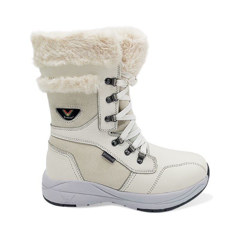 Women's Cold Resistant Slip-resistant Waterproof Leather Boots | C ...